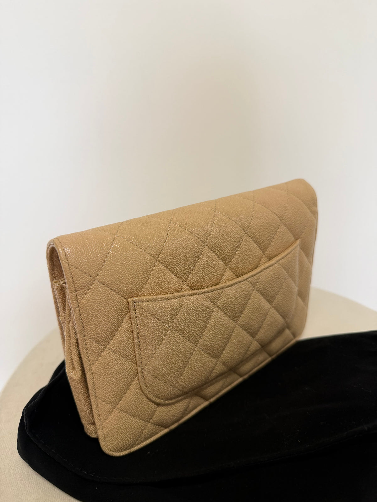 Preloved Chanel Handbag Beige