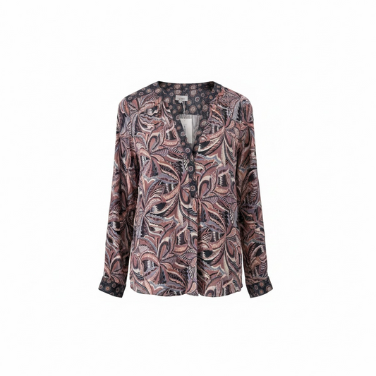 Pre-loved Multi Pattern Dea Kudibal Blouse, XL