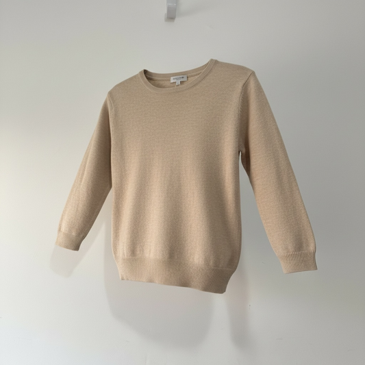Preloved, Beige  Eric Bompard Knit Jumper, XL