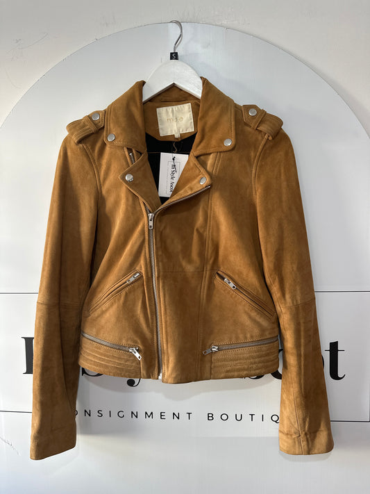 Maje Suede Jacket, 8-10