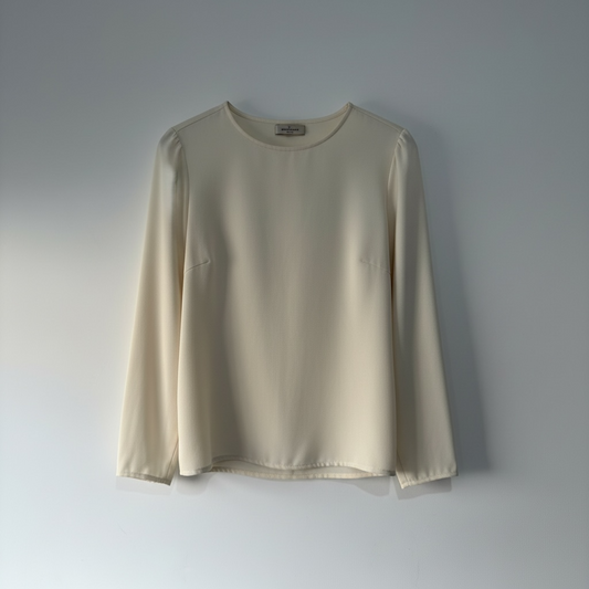 Pre-owned, Cream Toteme Blouse, Size 14 BNWT