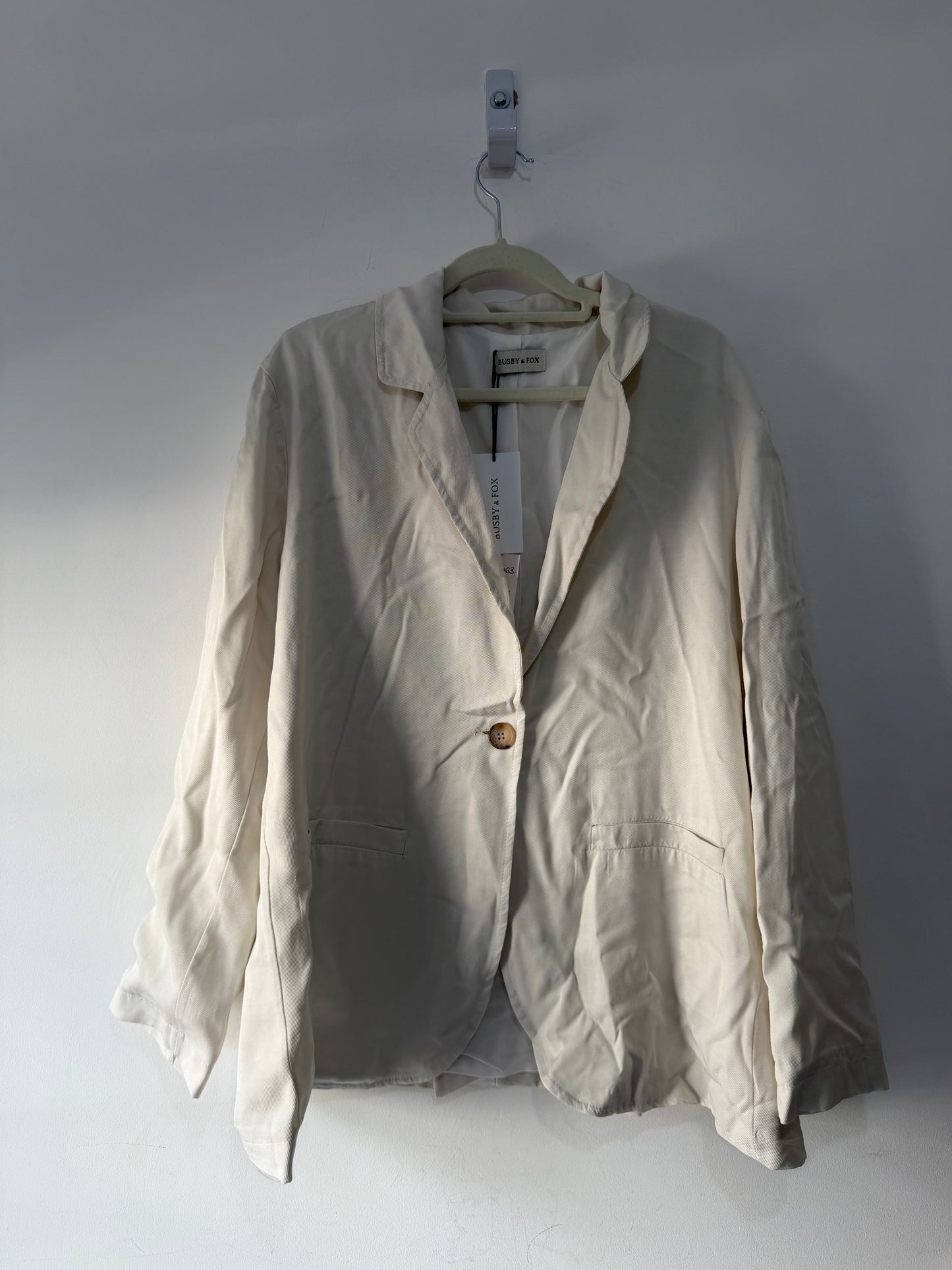Preloved Busby & Fox Blazer Size M Ivory