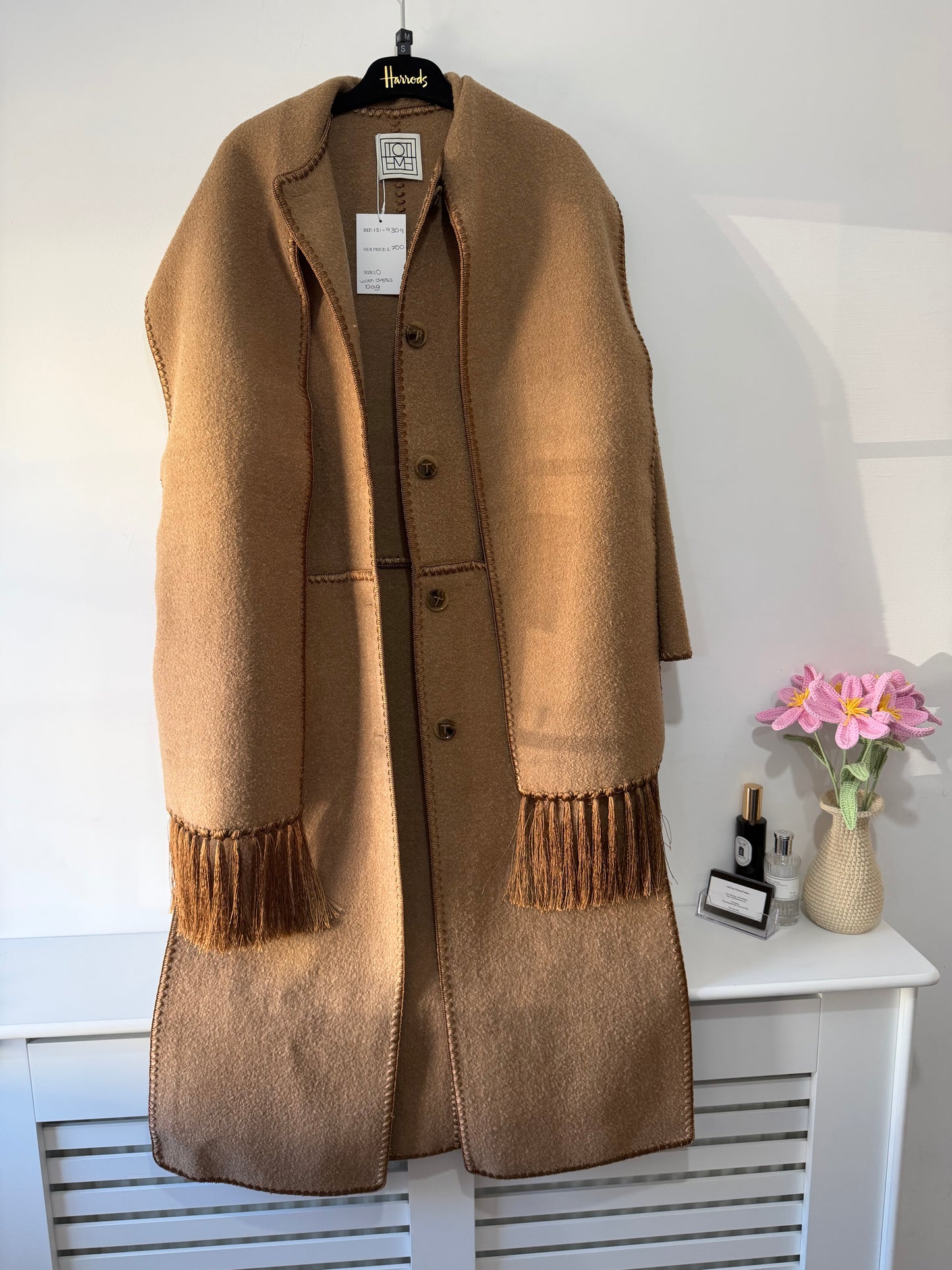 Preloved Toteme Coat Size 10 Brown