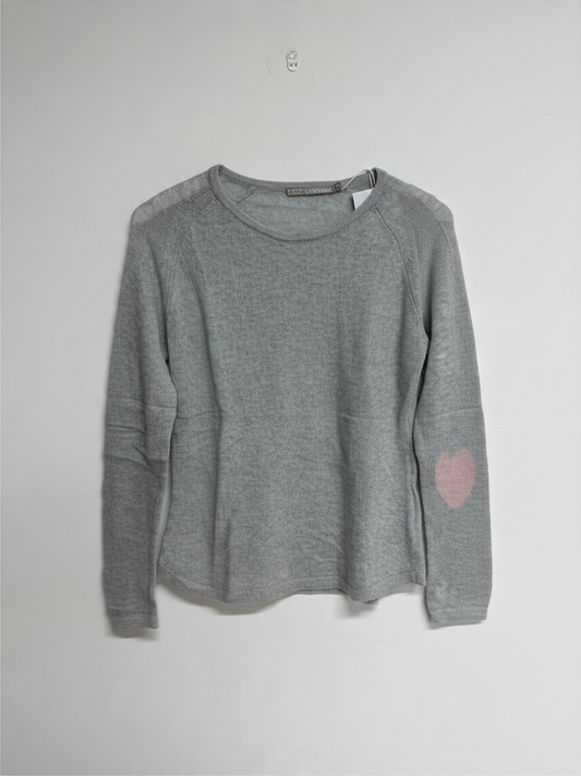 Preloved 100% Cashmere Jumper Size Medium Grey