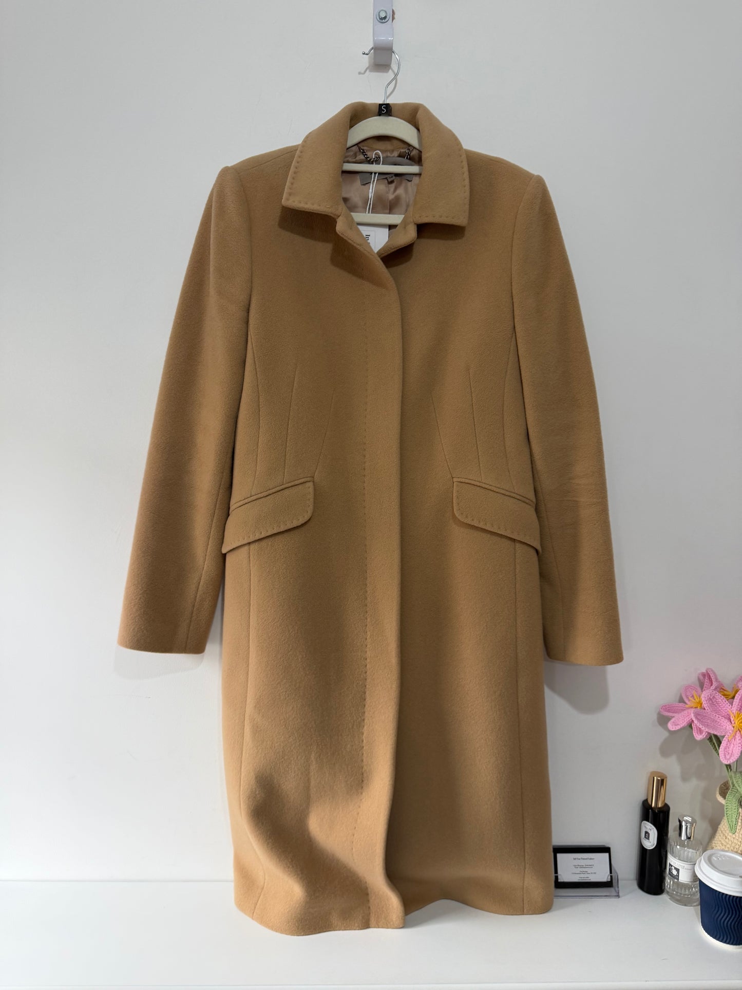Preloved Jigsaw Coat Size 10 Camel