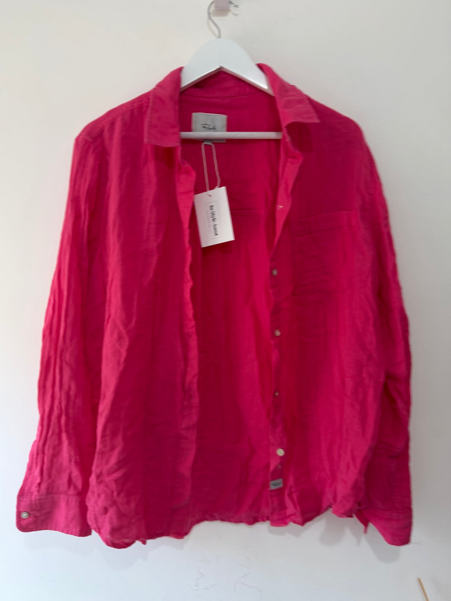 Preloved Pink Rails Blouse, Size L