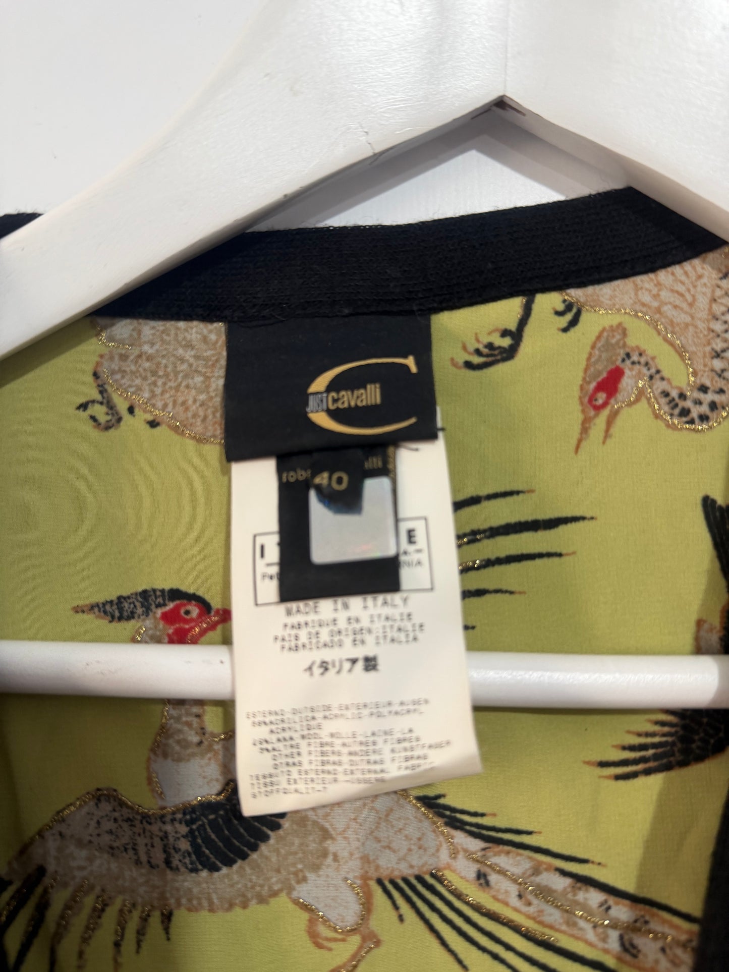 Floral Just Cavalli Top, 8-10