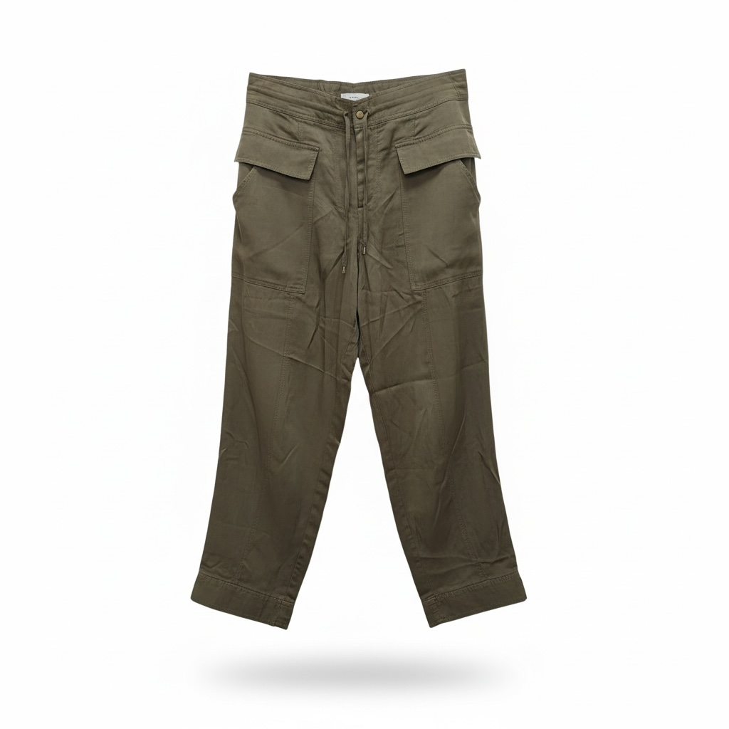 Pre-owned, Khaki Diane Von Furstenburg Cargos, Size UK 12