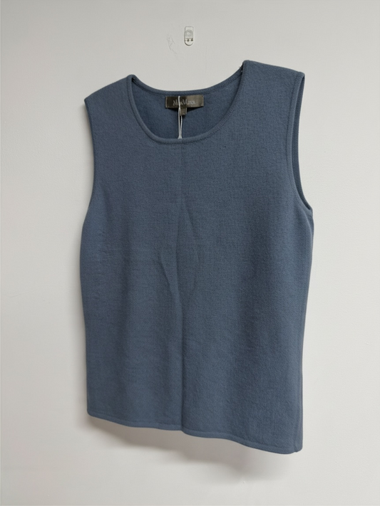 Preloved Max Mara Knit Top Size Large Blue