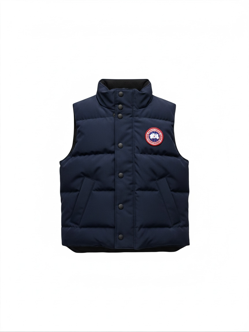 Preloved Canada Goose Kids Gilet Age 7-8 Navy