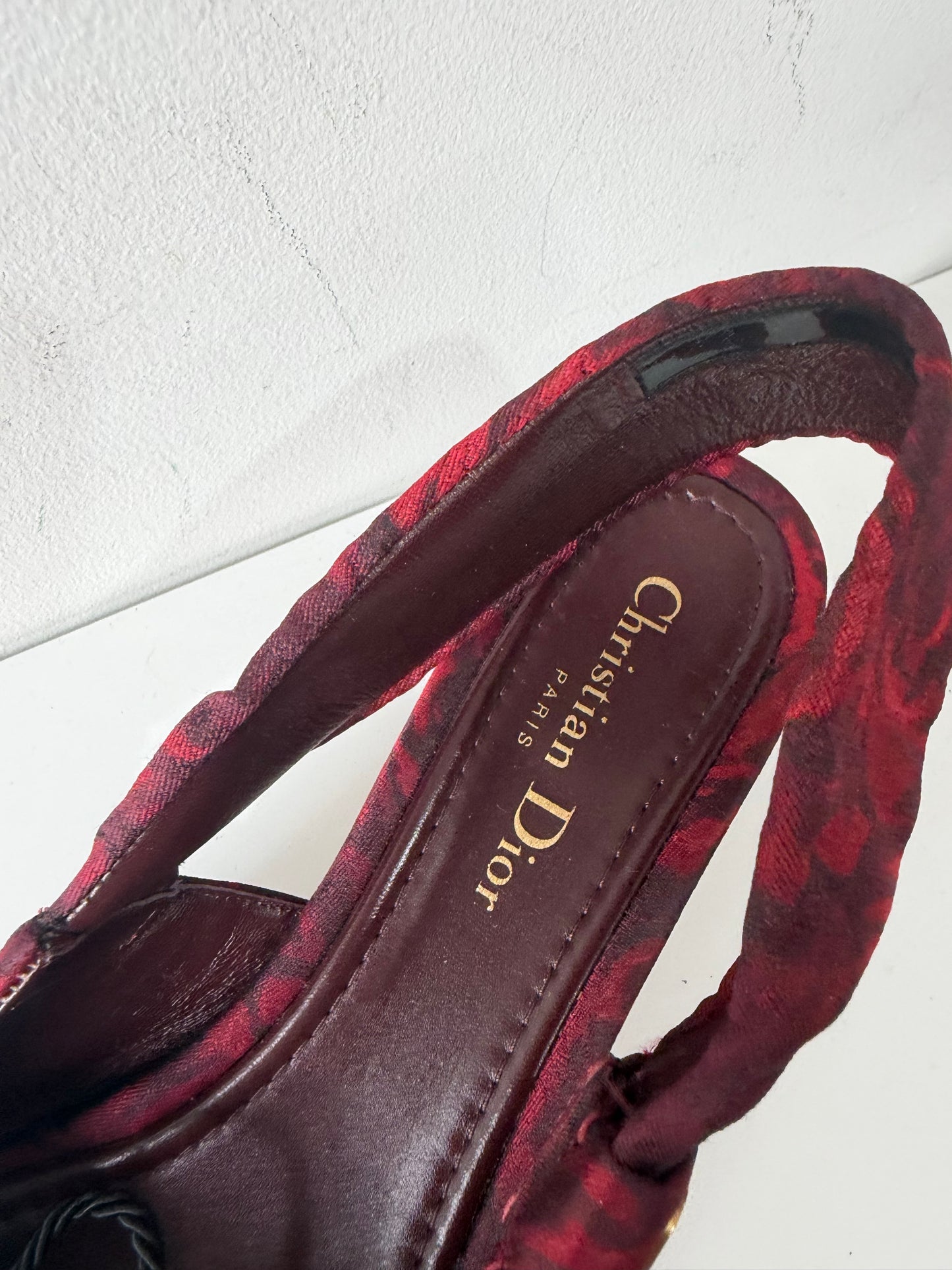 Preloved, Burgundy  Christian Dior  Heels, Size 39 - UK 6