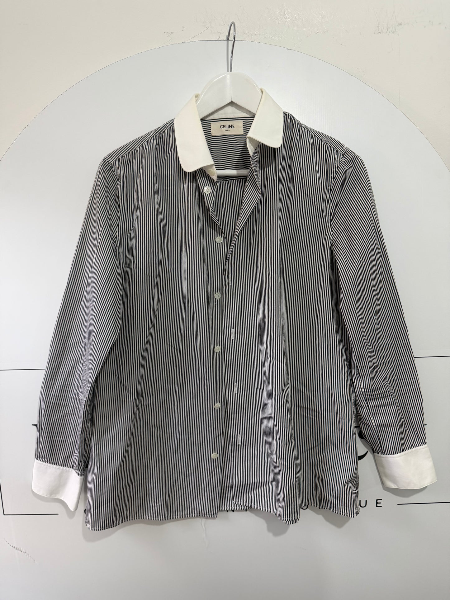 Stripey Celine Shirt, Size 40 eu 12