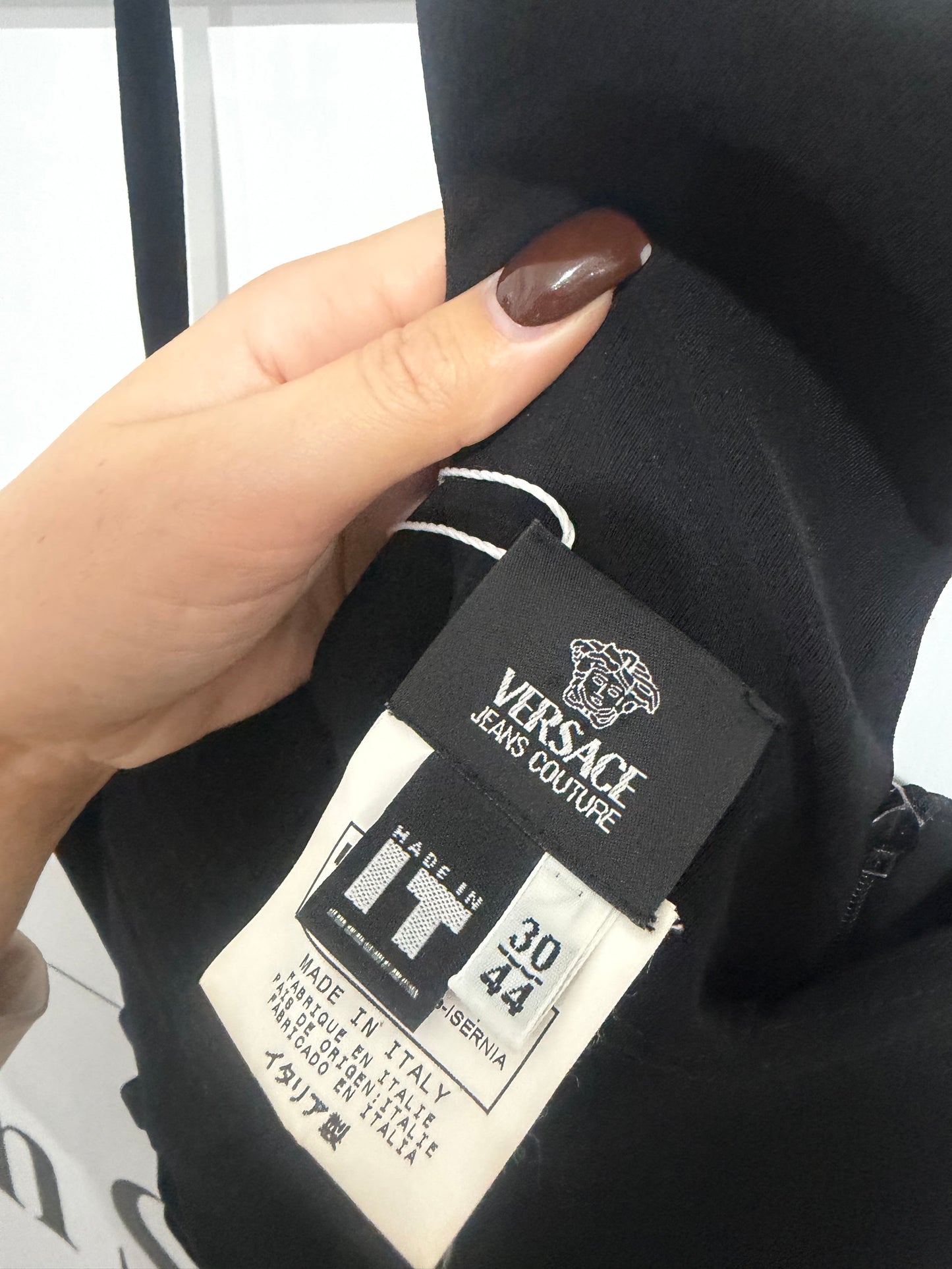 Black Versace jeans couture Dress, Size S