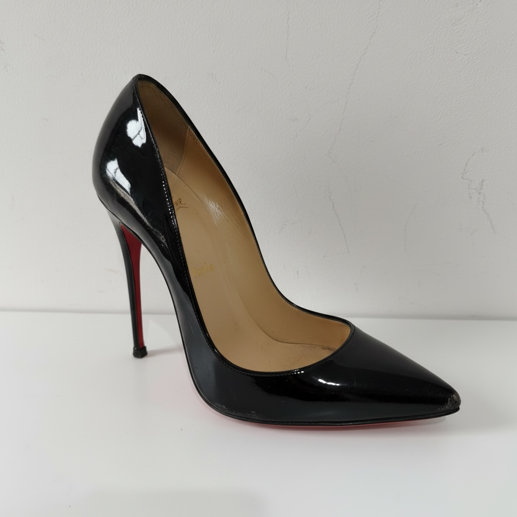 Preloved, Black Christian Louboutin Heels So Kate 120, Size 39.5 (UK 6.5)