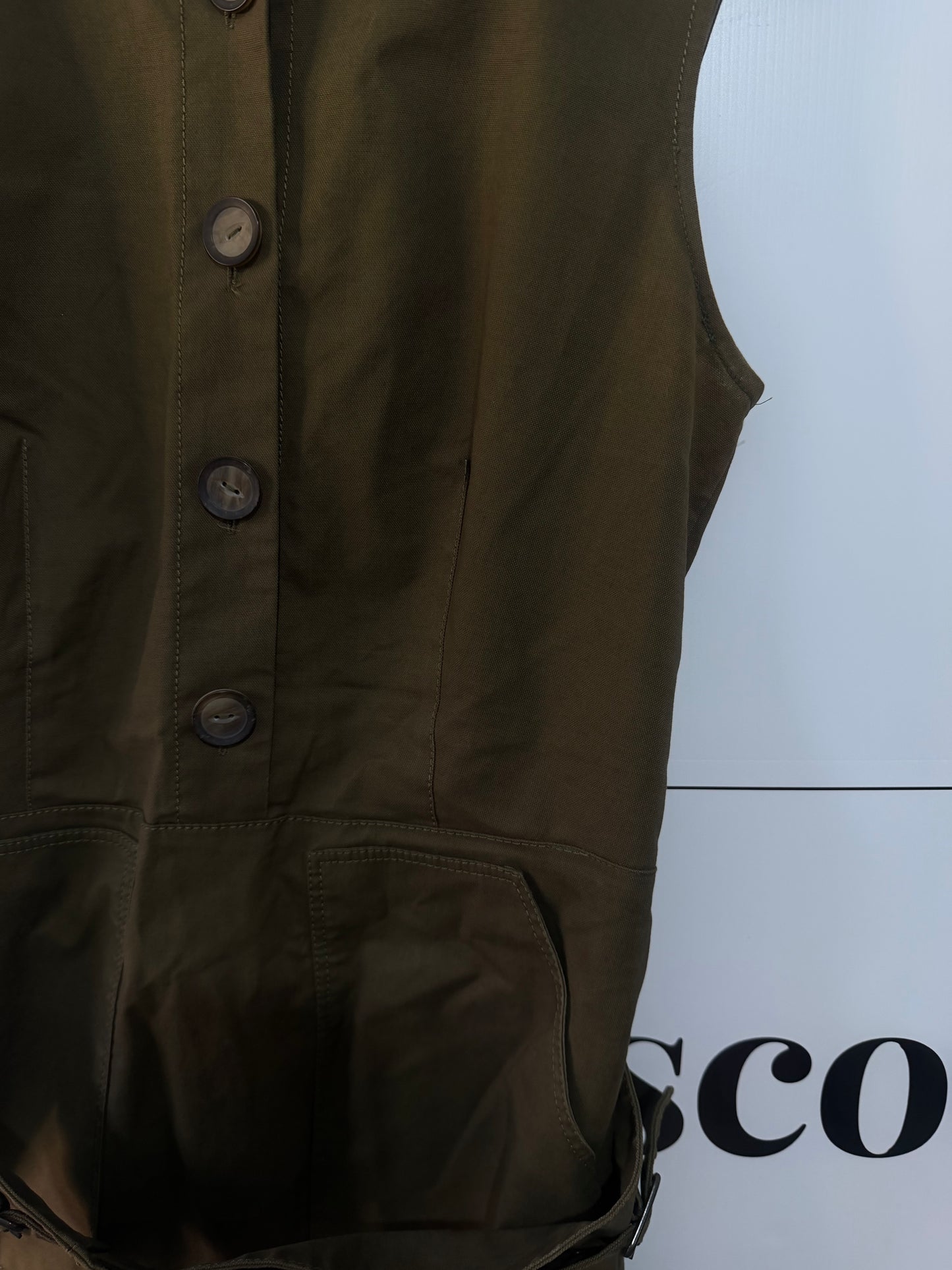 Khaki Green Paule Ka Dress, Size 8