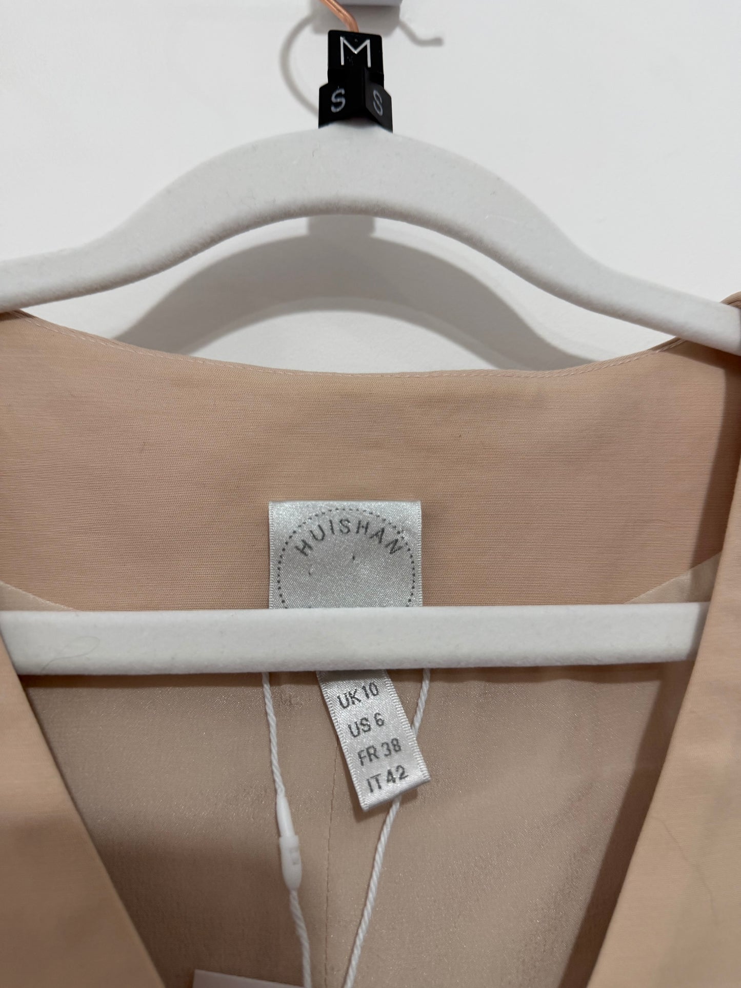 Pre-owned, Beige Huishan Zhang Dress, Size 10