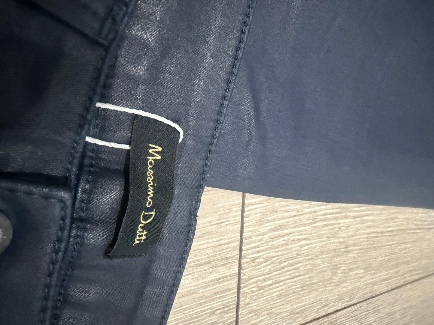 Navy Massimo Dutti Trousers, Size 10