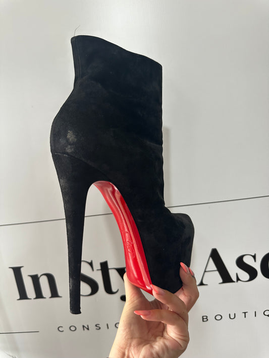 Black Platform Christian Louboutin Outlet, Size 39.5 (UK 6.5)