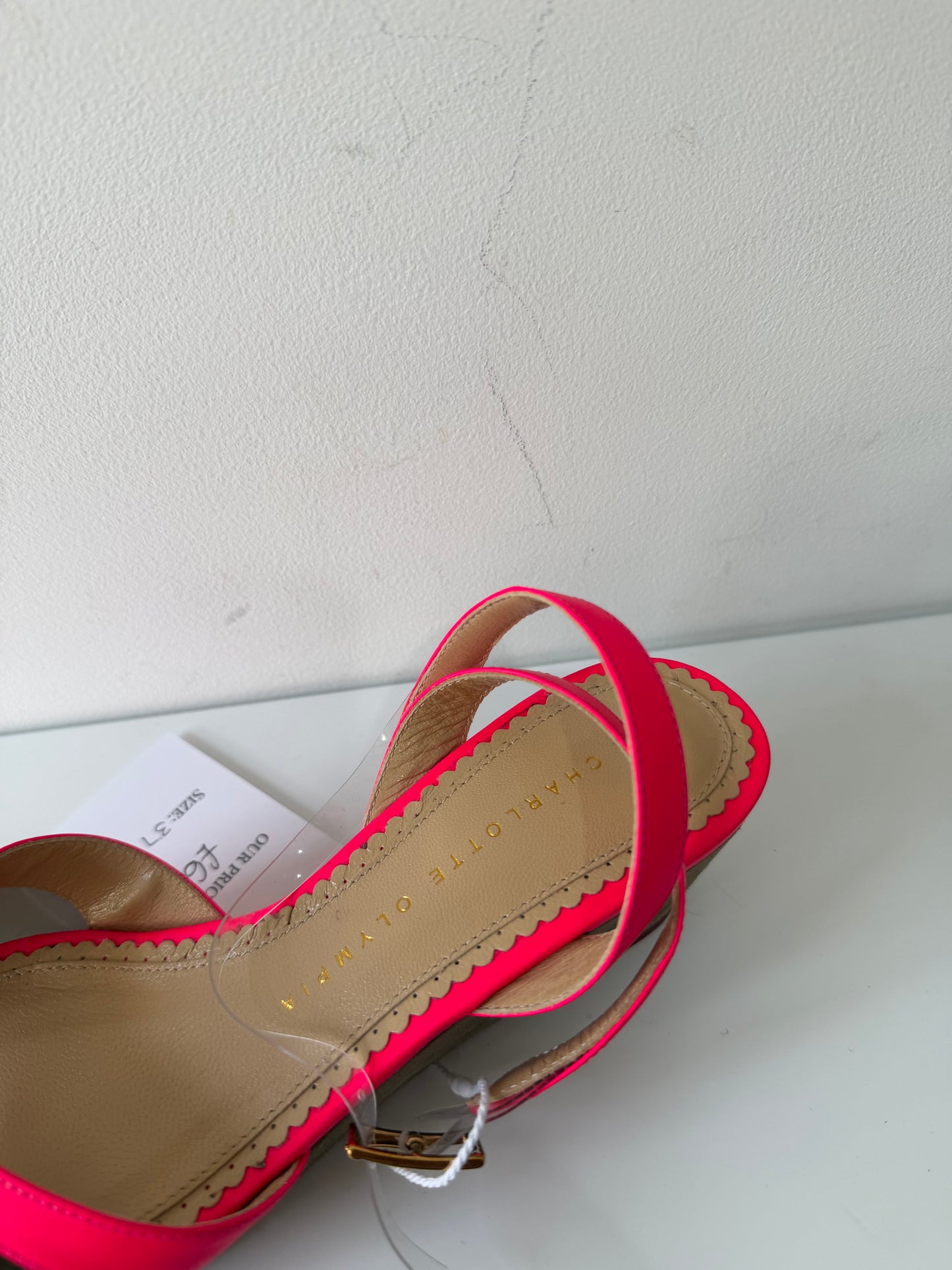 Pink Charlotte Olympia Shoes, Size 4.5
