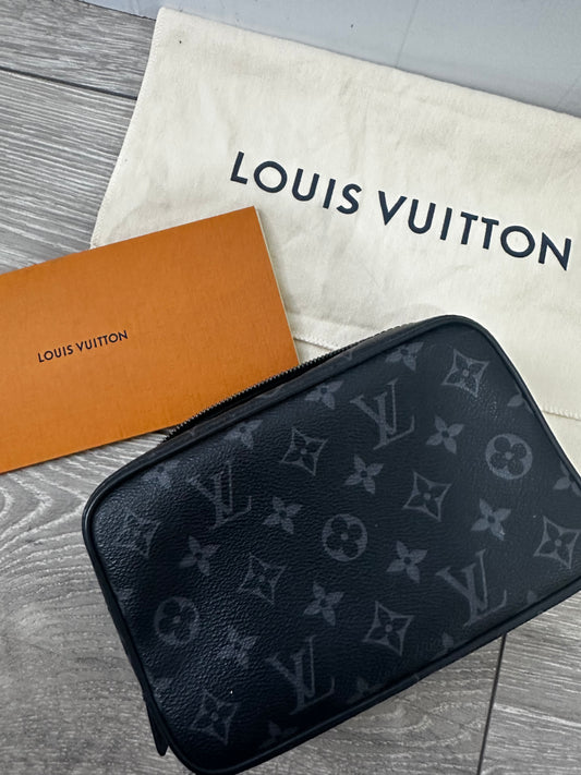 Monogram Eclipse Louis Vuitton Washbag Cosmetic Men's