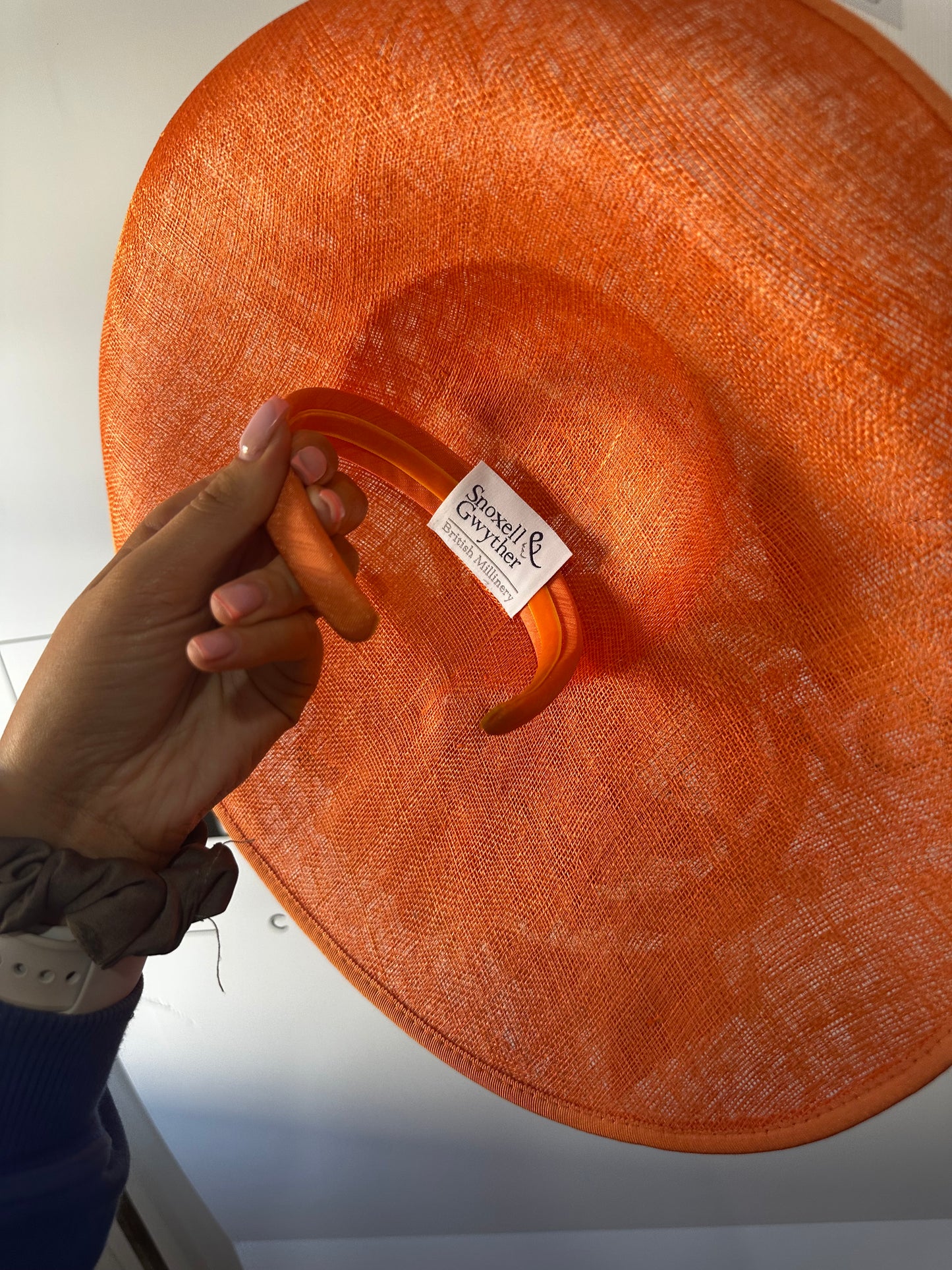 Orange Snoxell & Gwyther Hat