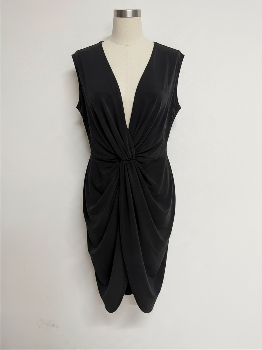 Preloved All Saints Dress Size UK 10 Black