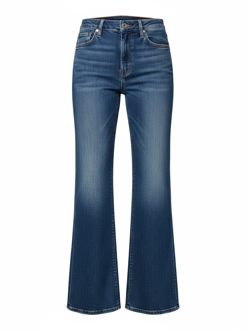 Preloved 7 for all mankind Wide Leg Jeans Size 6 Blue