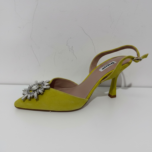 Preloved, NEW, Yellow Dune Heels, Size 39 - UK 6