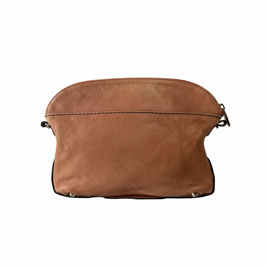 Taupe/tan Chloe Large Clutch Bag