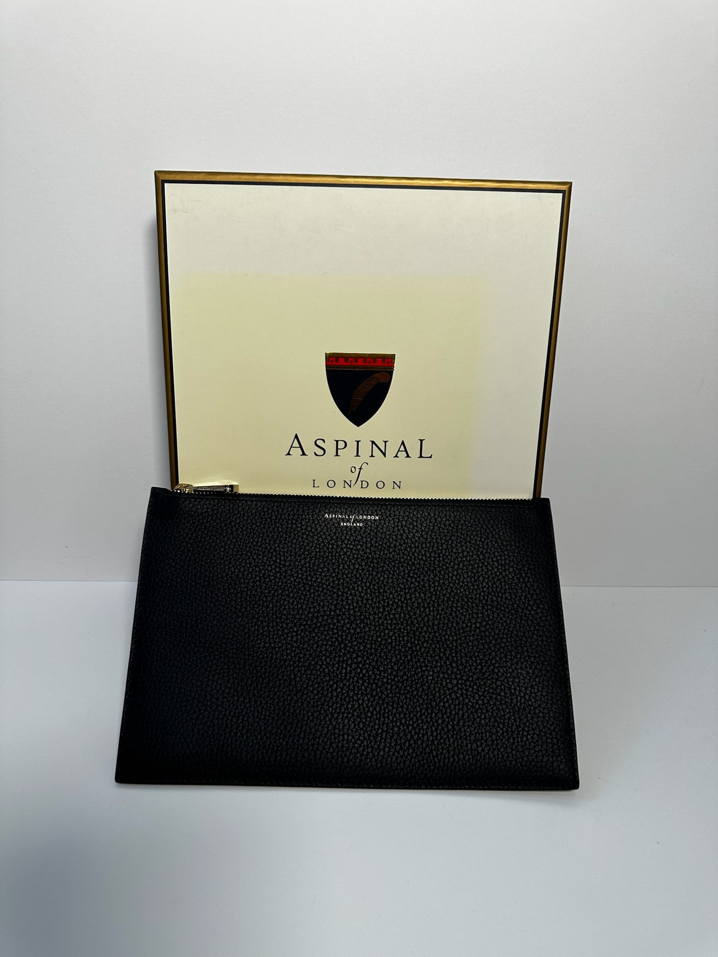 Black Aspinal of London Clutch