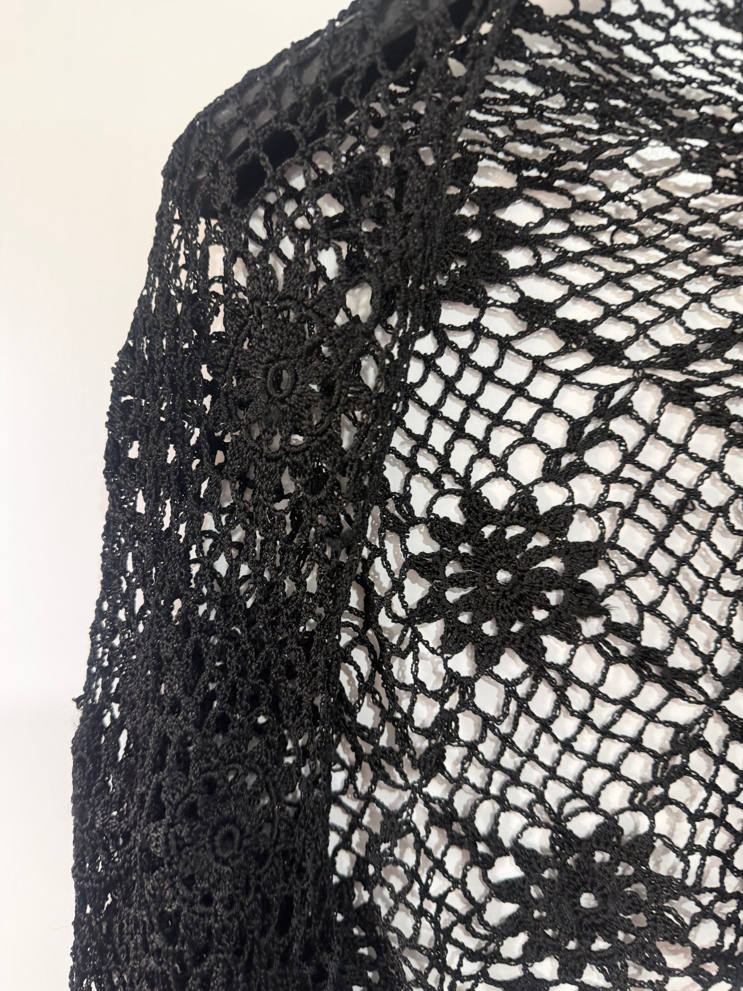 Black No brand mesh Bolero, Small