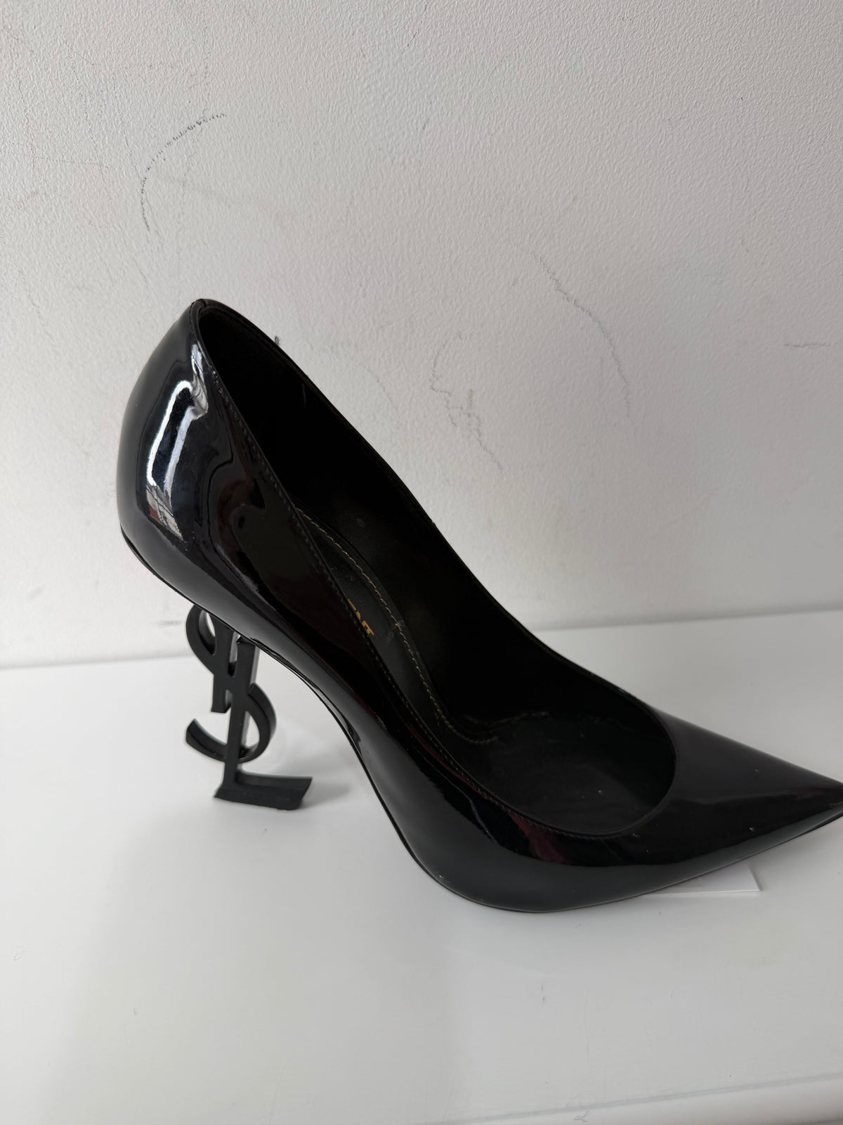 Preloved YSL Yves Saint Laurent Opyum Heels Shoes Size 37 UK 4 Black