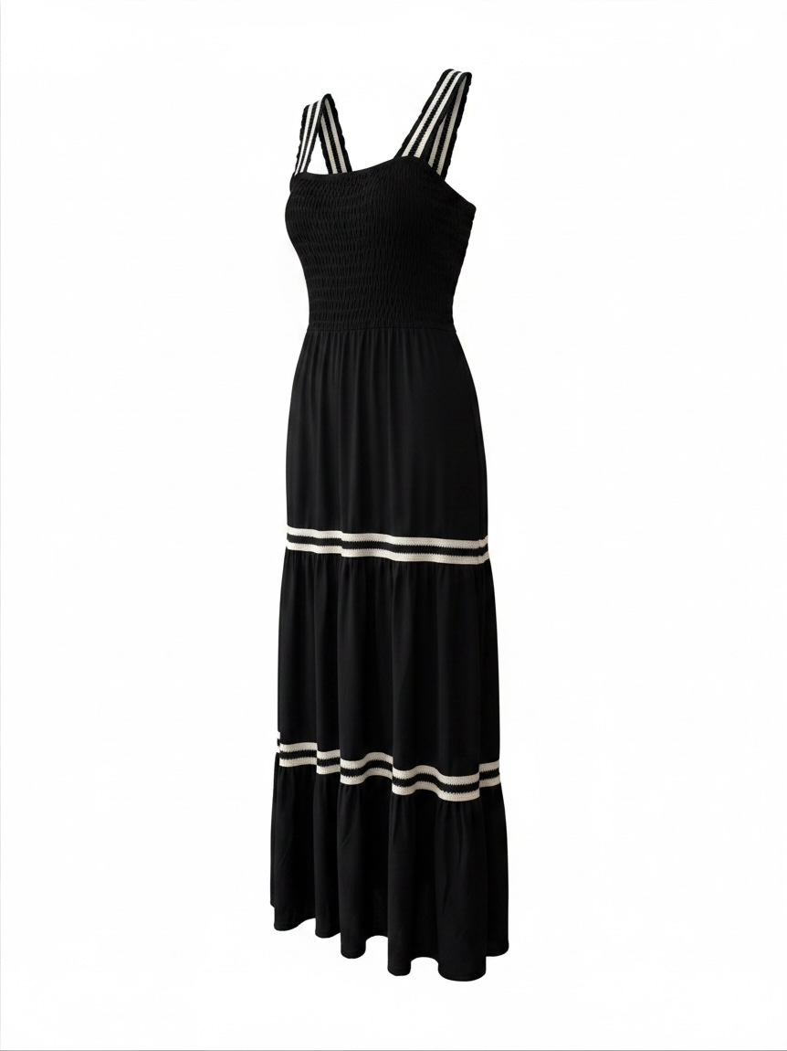 Preloved Saint + Sofia Dress 12 Black and White