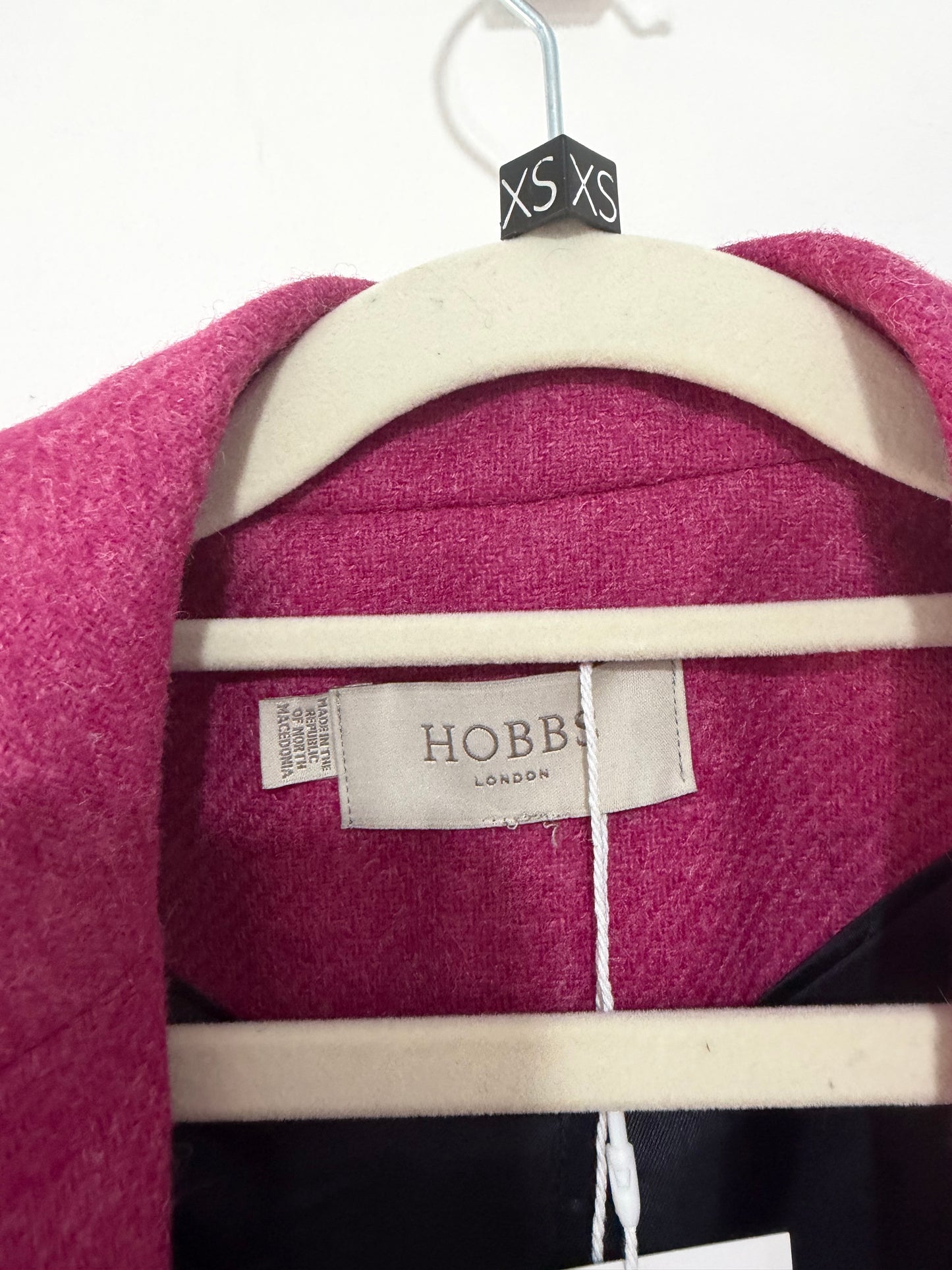 Pre-owned, Pink Hobbs Wool Blazer, Size 8