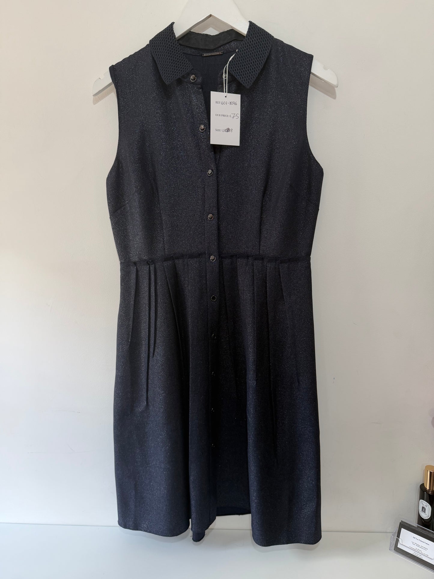 Preloved, Navy Elie Tahari Dress, UK 12