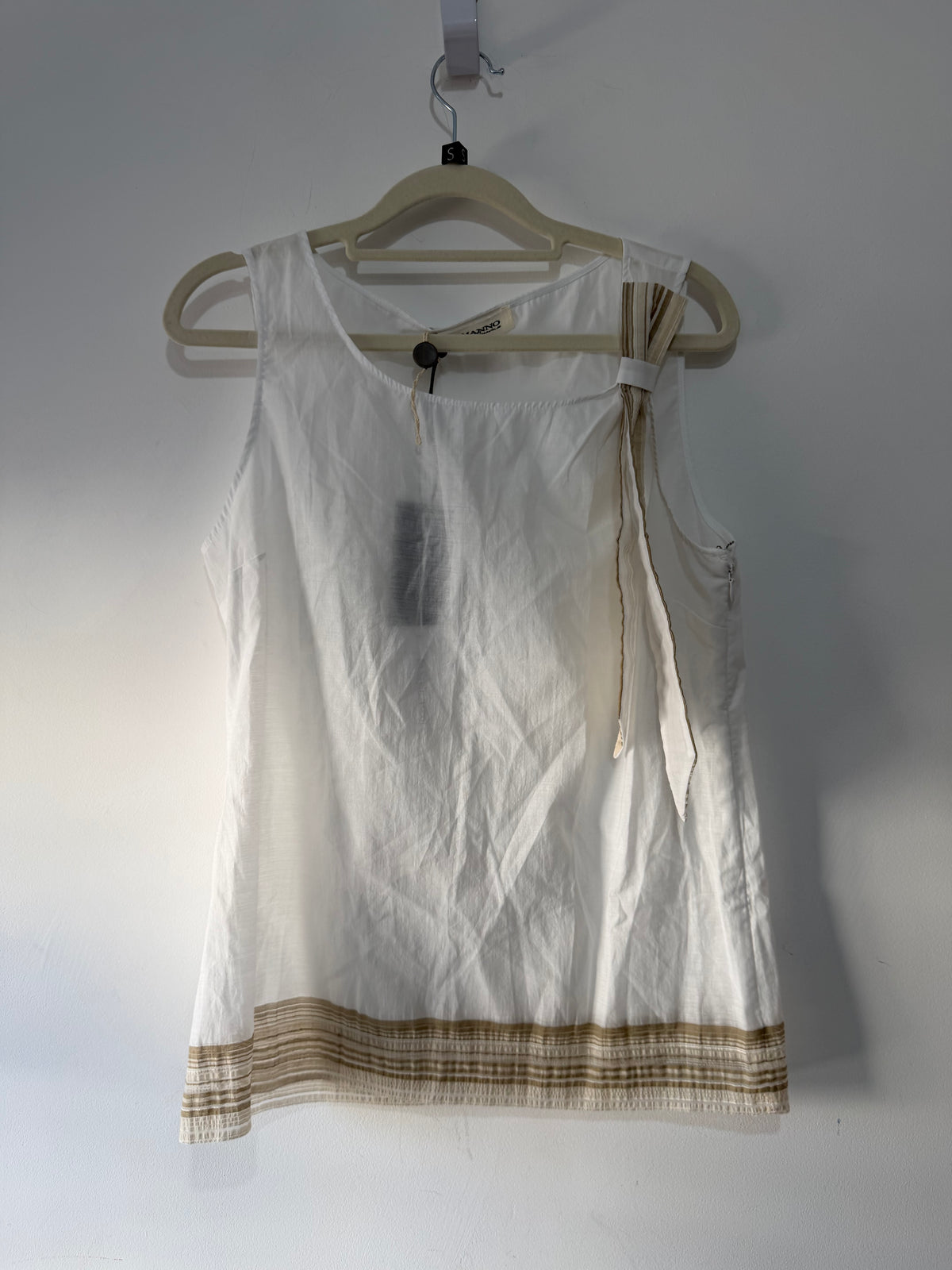 Preloved Top Ermanno Size 10 White