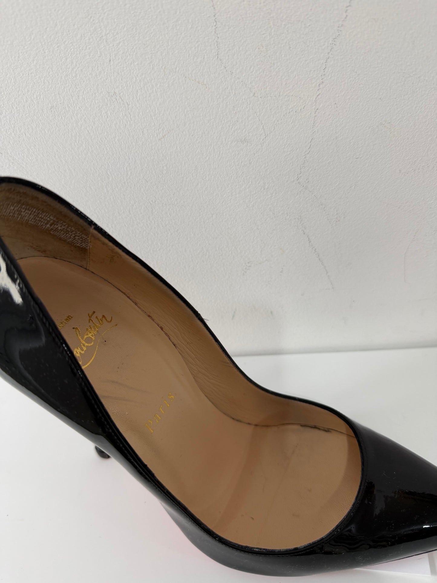 Preloved, Black Christian Louboutin Heels So Kate 120, Size 39.5 (UK 6.5)
