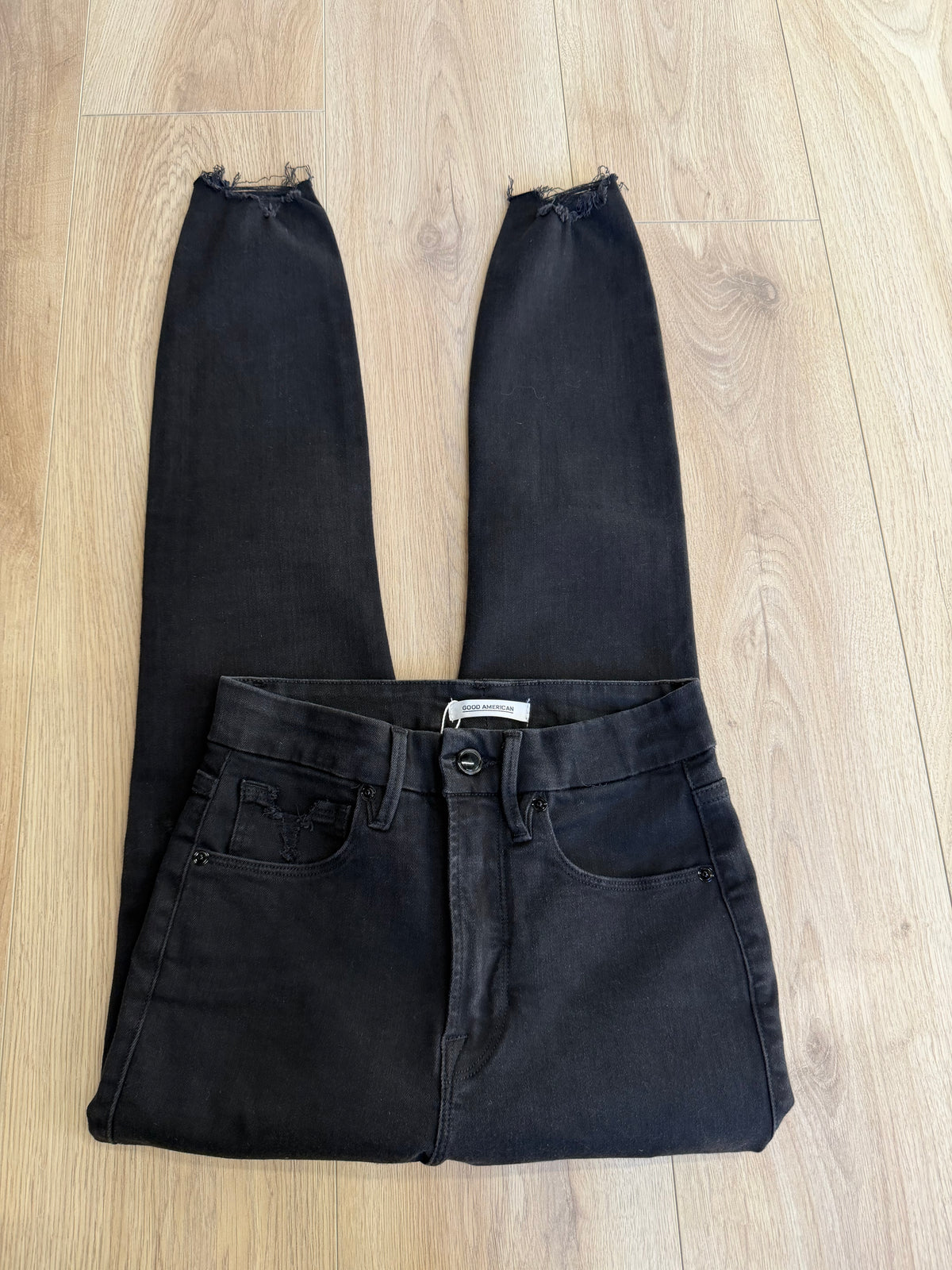 Preloved Good American Jeans Waist 26 Black