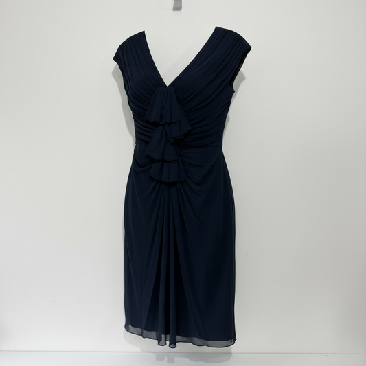 Preloved, Navy Tadashi Shoji Dress, UK 8