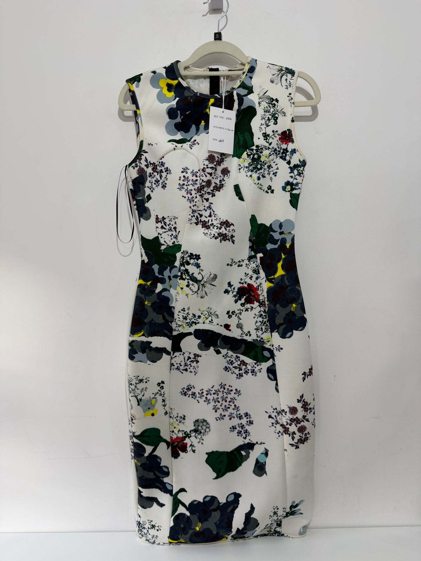 Preloved, White Erdem Dress, UK 8