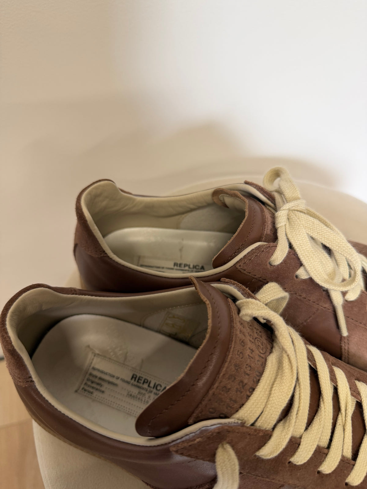 Preloved Maison Martin Margiela Trainers Size 7-40 Brown