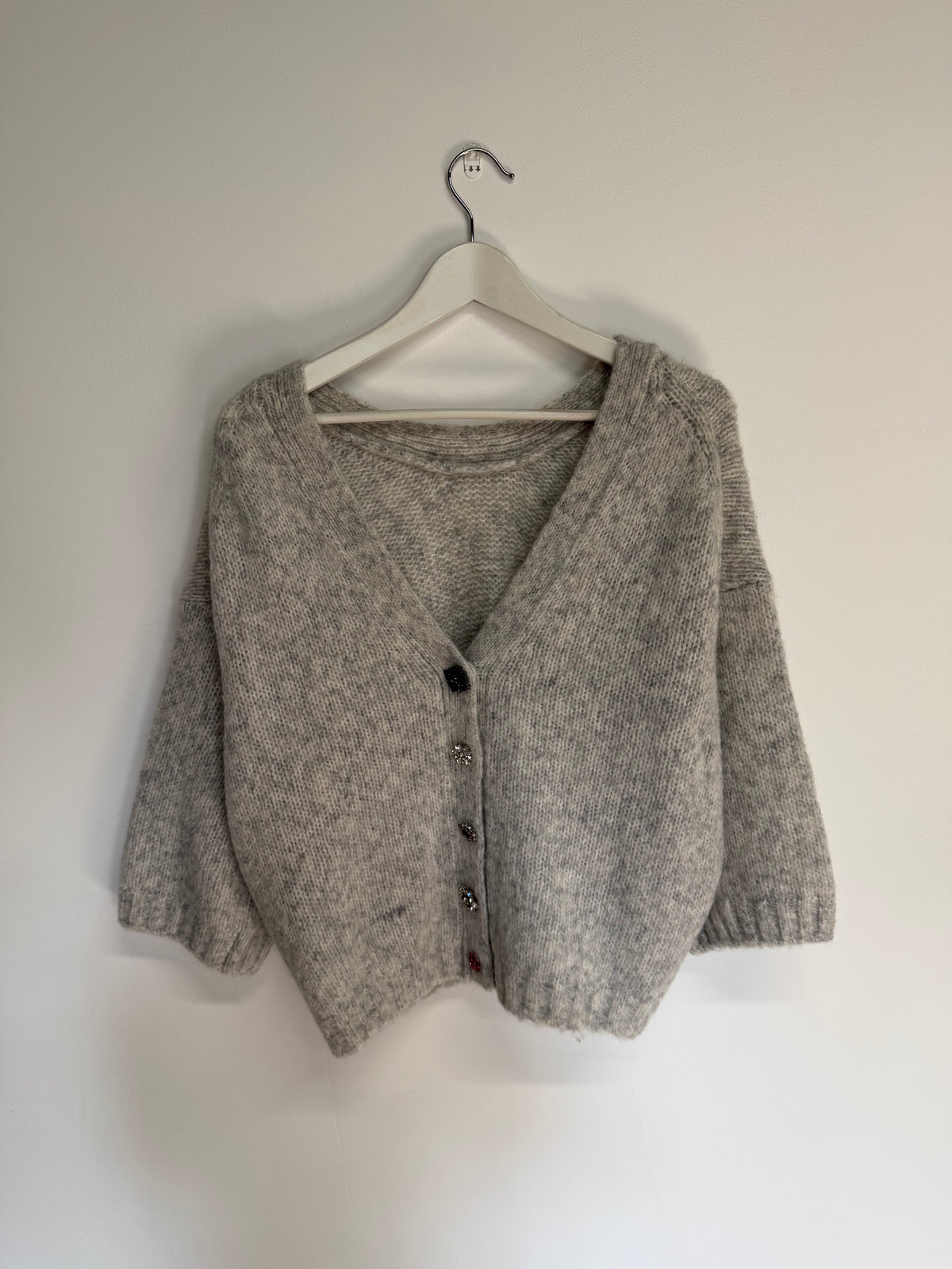Preloved Ba&sh Cardigan Size 8 Grey