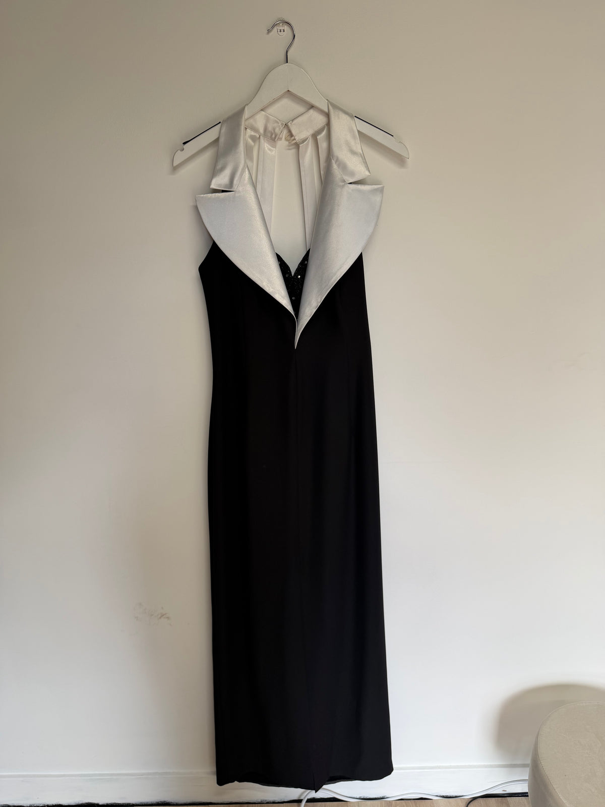 Preloved Ever Beauty Dress Size 14 Black and White