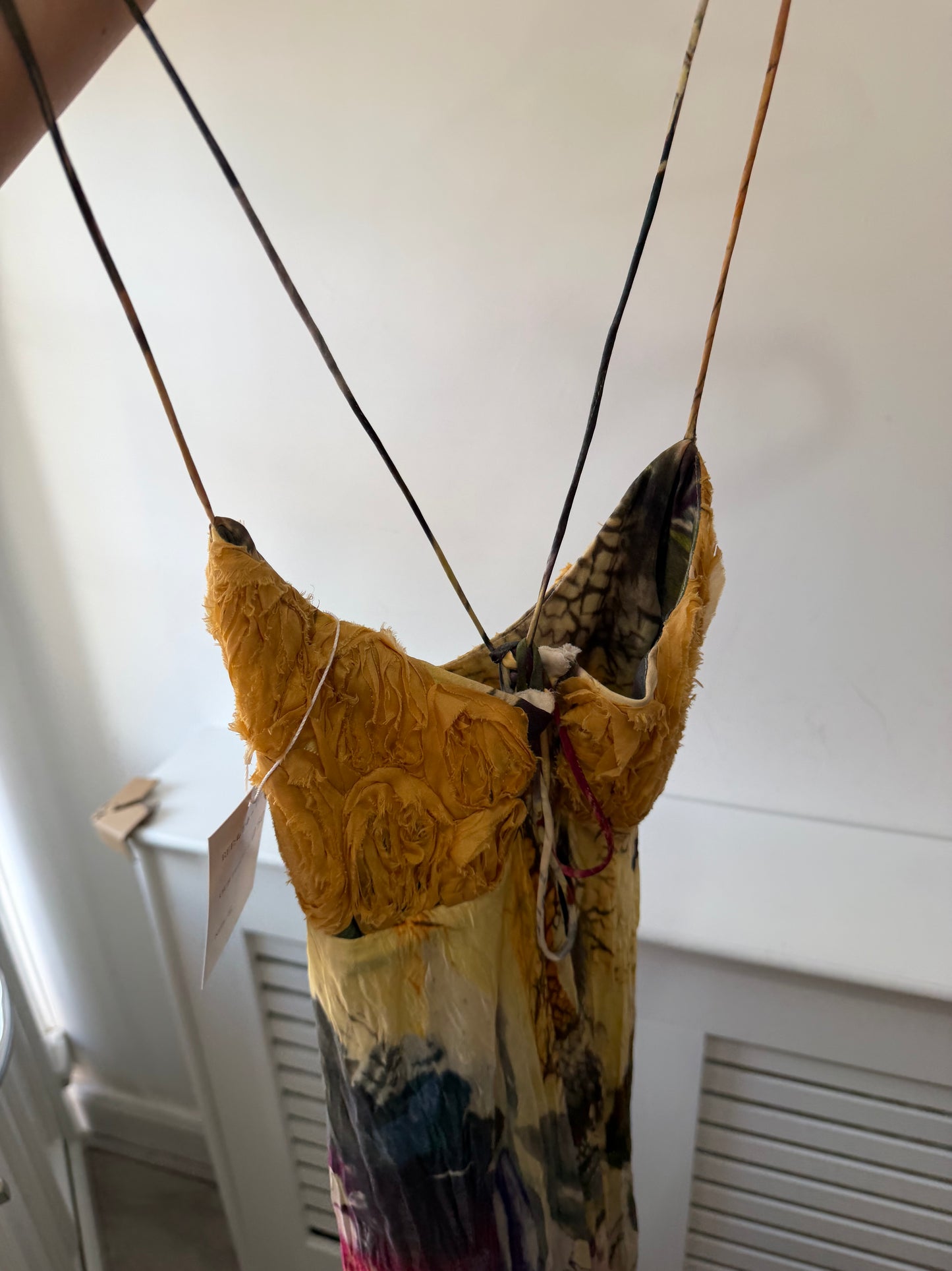 Pre-owned, Multicoloured Silk Designer Dress, Size S