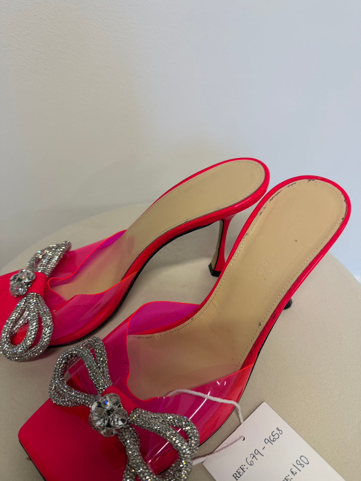 Preloved Mach & Mach Heels Size 7.5 Pink