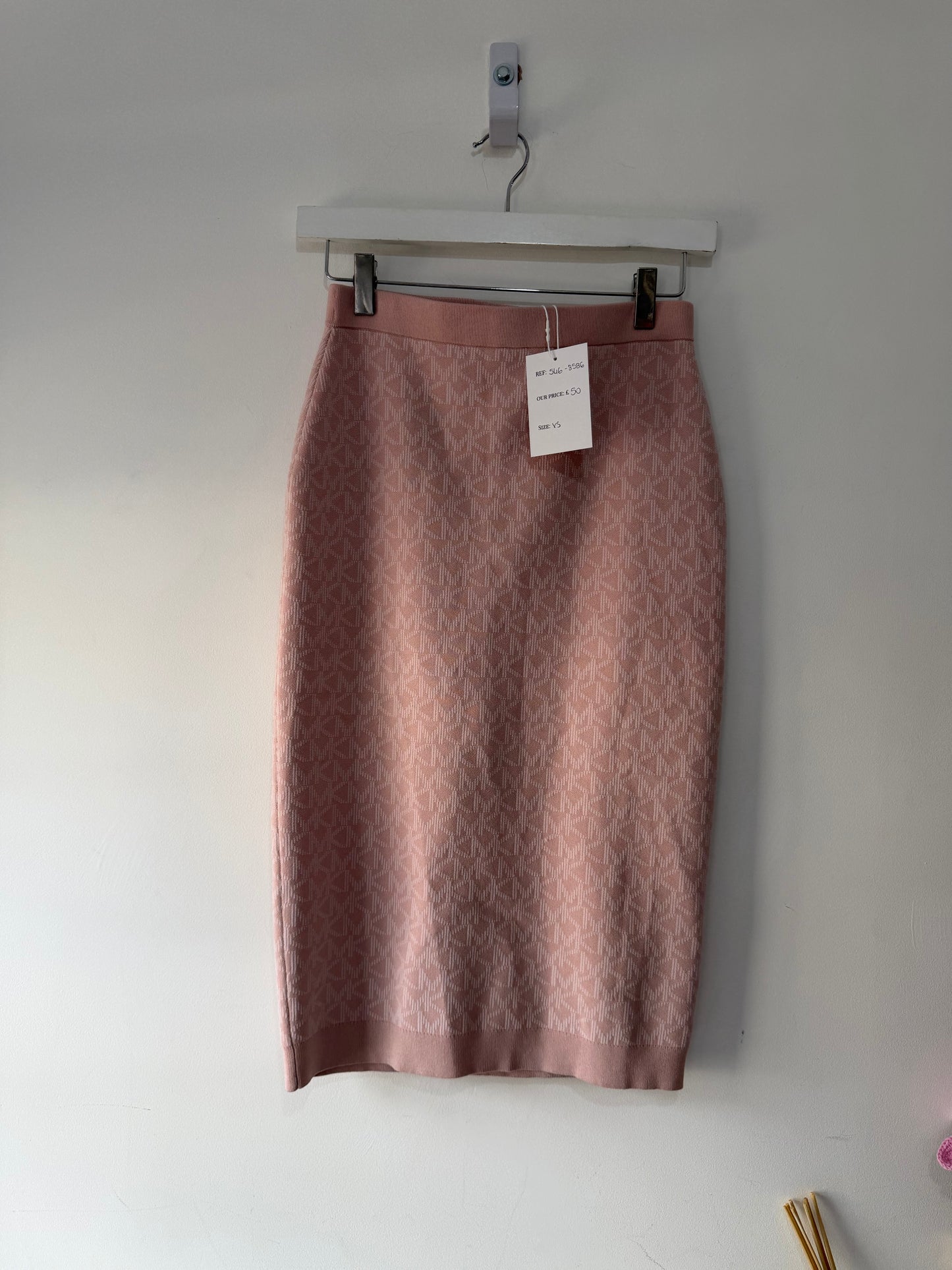 Pre-loved Baby Pink Michael Kors Skirt, XS