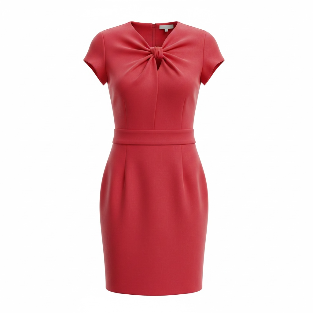 Preloved, Red  Maje  Dress, UK 10