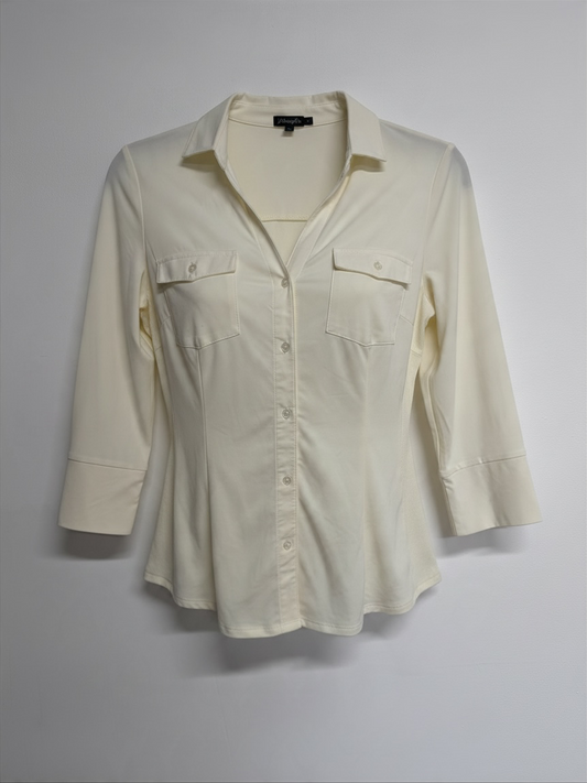 Preloved J.McLaughlin Blouse Large Cream