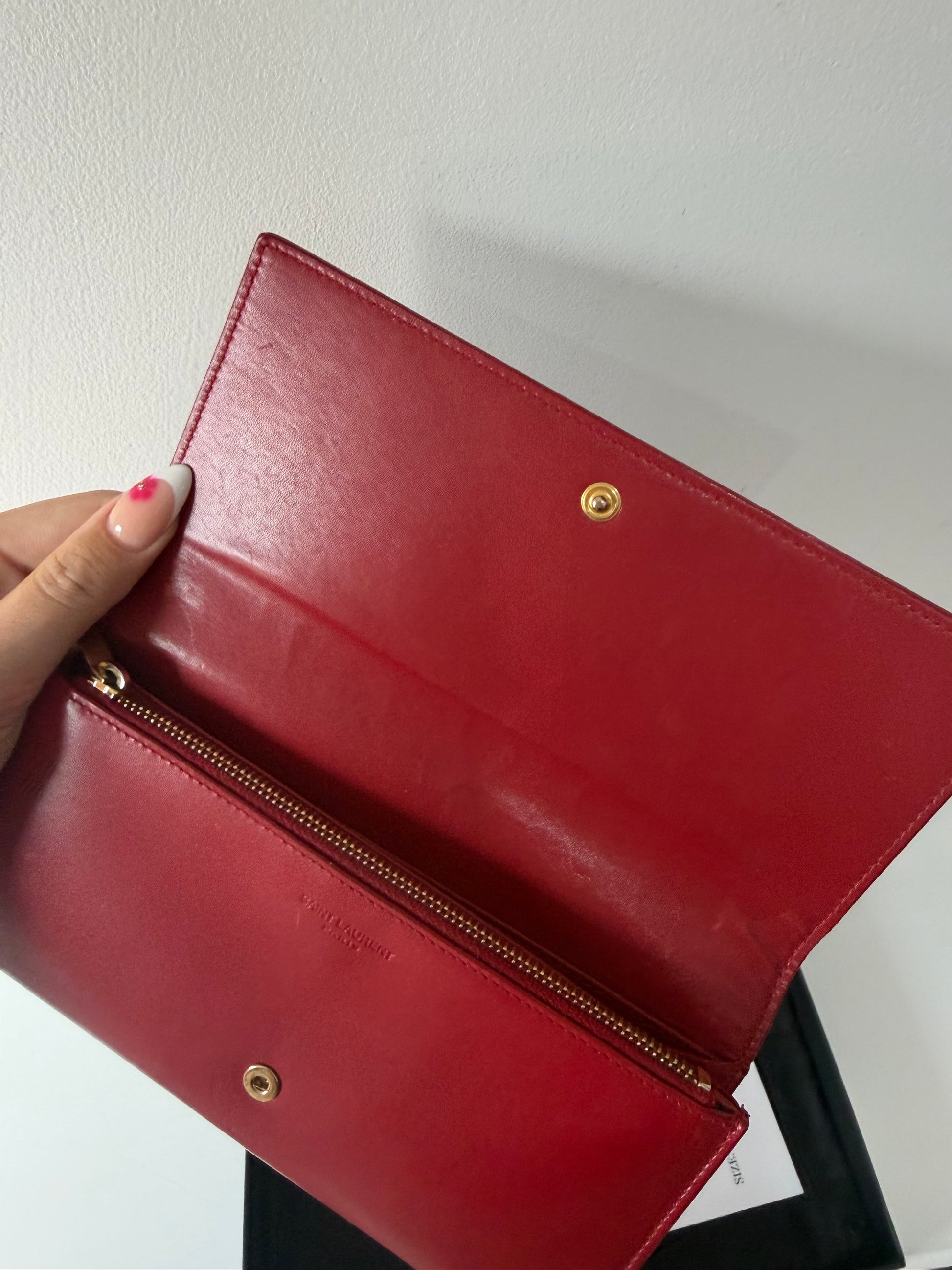 Preloved, Red Saint Laurent Clutch