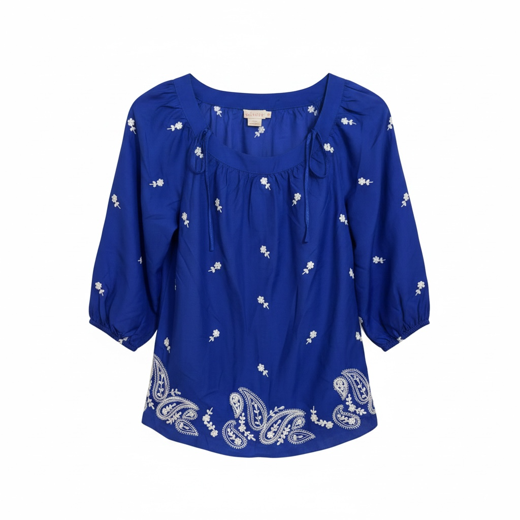 Preloved Royal Blue Collette Top, Size XXS